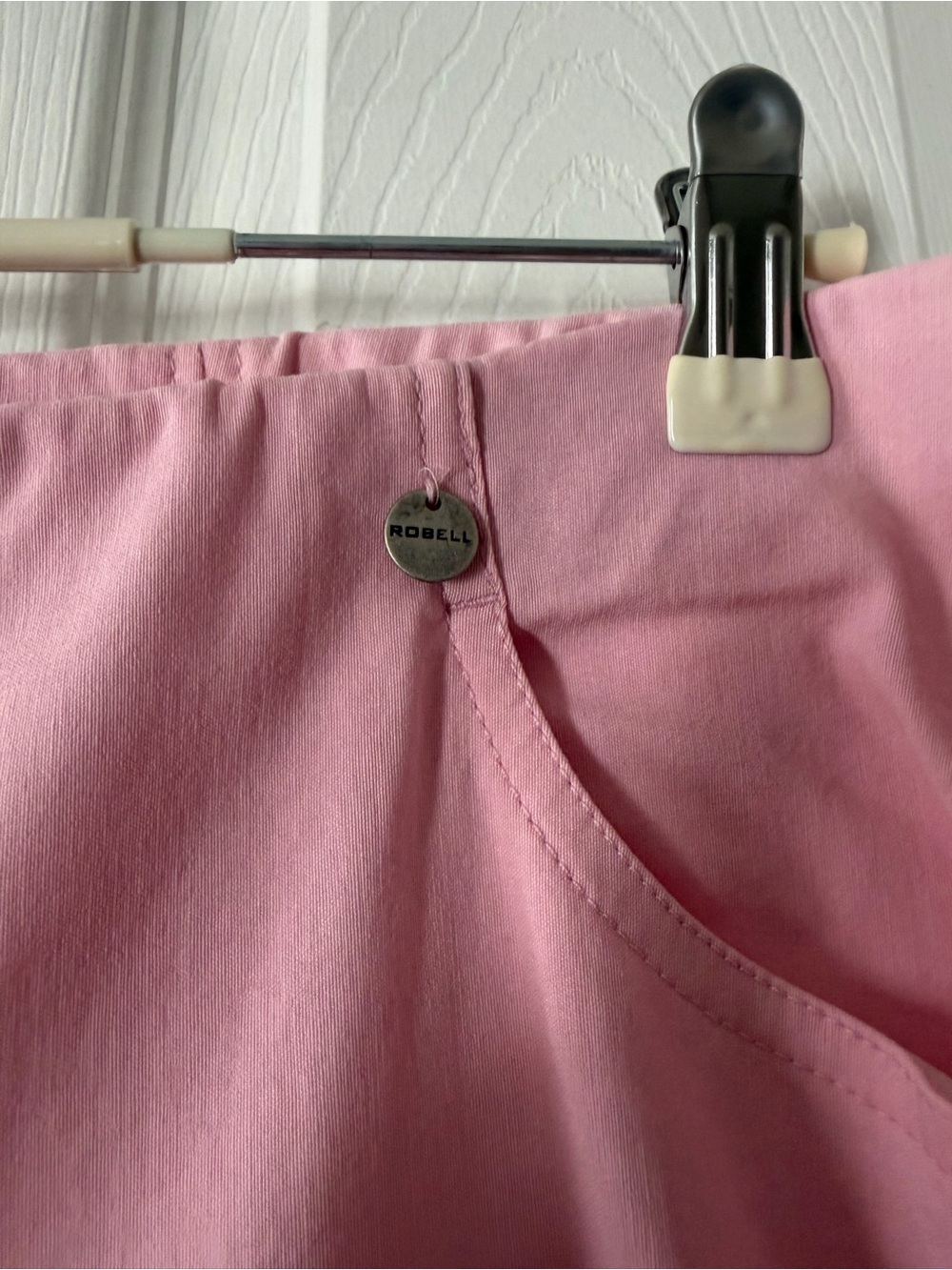 Robell Light Pink Casual Trousers - Picture 3 of 8